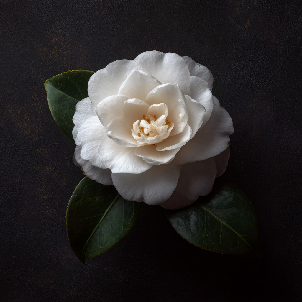 Botanical portrait before background refinement