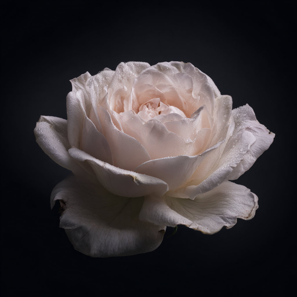 Botanical portrait before camera alignment